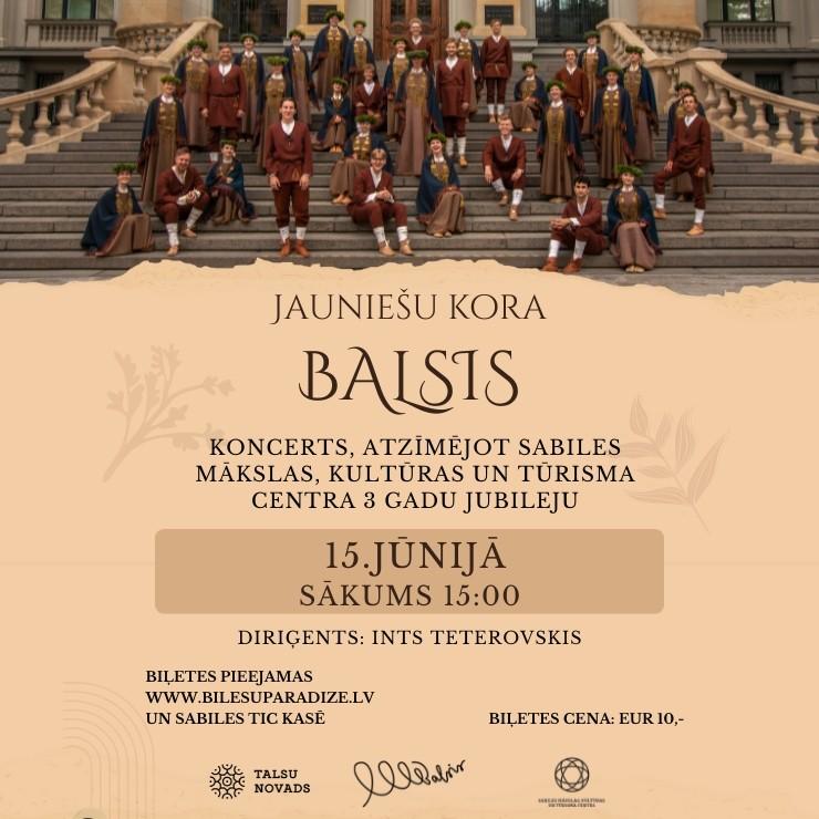 Izrādes "Koncerts | Jauniešu koris BALSIS" attels