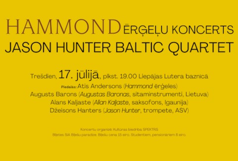 Izrādes "JASON HUNTER BALTIC QUARTET" attels