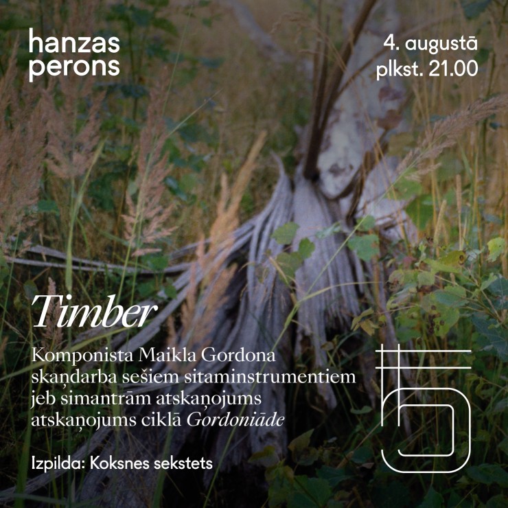 Изображение спектакля "Gordoniada. Timber in concert at Hanzas Perons"