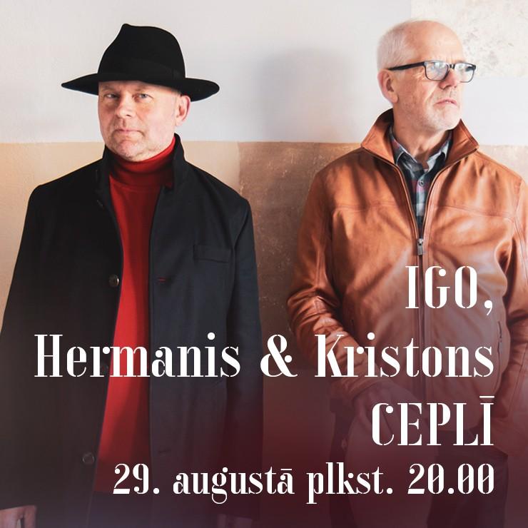 Izrādes "Cepļa koncerti | IGO, AIVARS HERMANIS, JURIS KRISTONS" attels