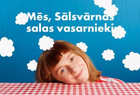 Izrādes "Mēs, Sālsvārnas salas vasarnieki" attels