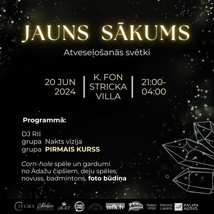 Izrādes "JVLMA izlaiduma balle JAUNS SĀKUMS. ATVESEĻOŠANĀS SVĒTKI" attels