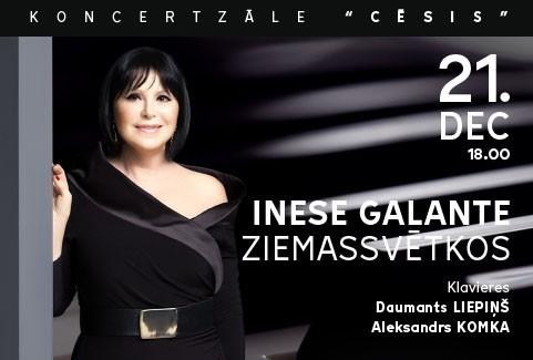 Izrādes "INESE GALANTE ZIEMASSVĒTKOS" attels