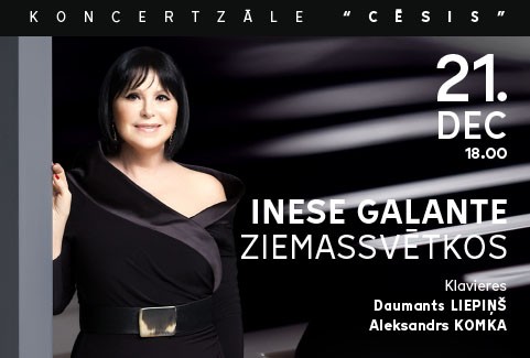 Izrādes "INESE GALANTE ZIEMASSVĒTKOS" attels