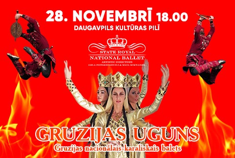Izrādes "Gruzijas nacionālais karaliskais balets ar deju šovu GRUZIJAS UGUNS" attels