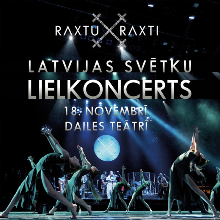 Izrādes "RAXTU RAXTI Latvijas Svētku Lielkoncerts 2024" attels