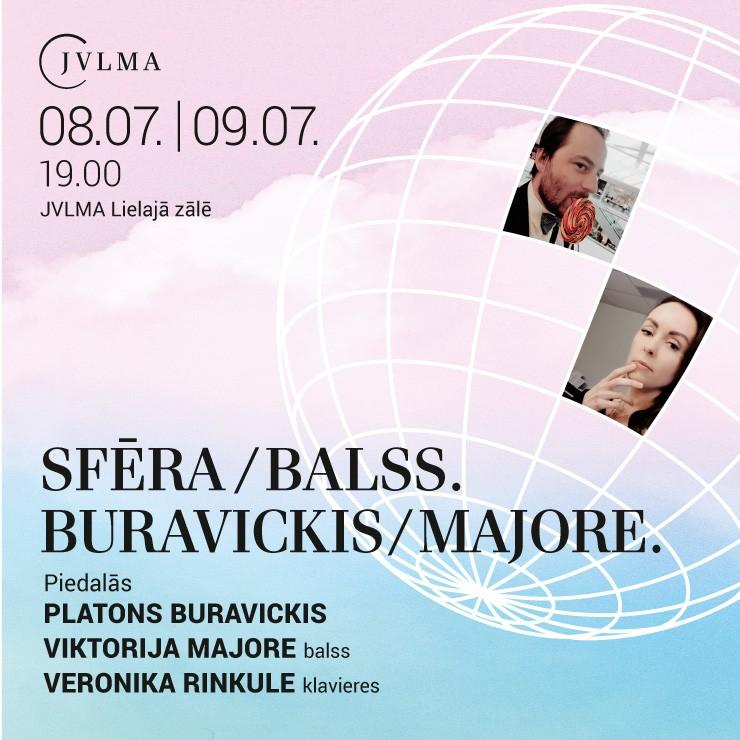 Izrādes "Sfēra / Balss. Buravickis / Majore" attels