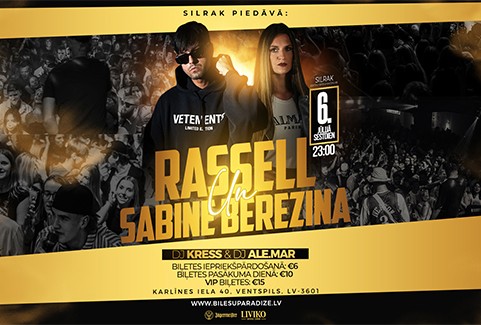 Izrādes "Silrak x Rassell & Sabīne Berezina - DJ KRESS & DJ ALE.MAR" attels