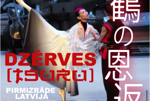Izrādes "Baleta uzvedums DZĒRVES /Emi Hariyama. Japāna/ un Gala koncerts" attels