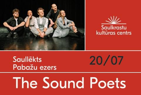 Izrādes "Saullēkts Pabažu ezerā | THE SOUND POETS" attels