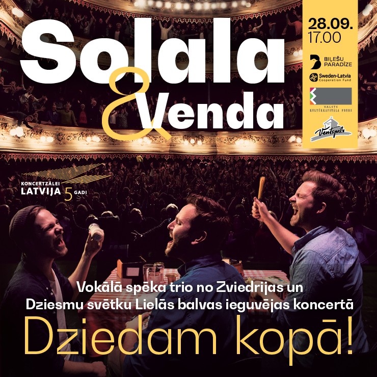 Izrādes "Solala & Venda. Dziedam kopā" attels