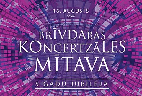 Izrādes "Brīvdabas koncertzāles MĪTAVA 5 gadu jubileja" attels