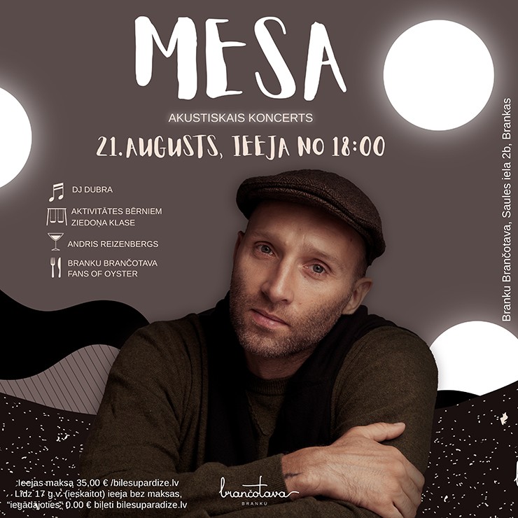 Izrādes "BRANKU BRANČOTAVA | MESA, akustiskais koncerts" attels