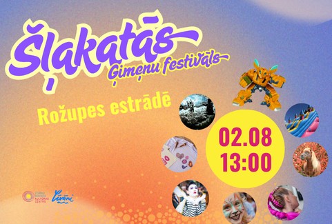 Izrādes "Ģimeņu festivāls ŠĻAKATĀS!" attels