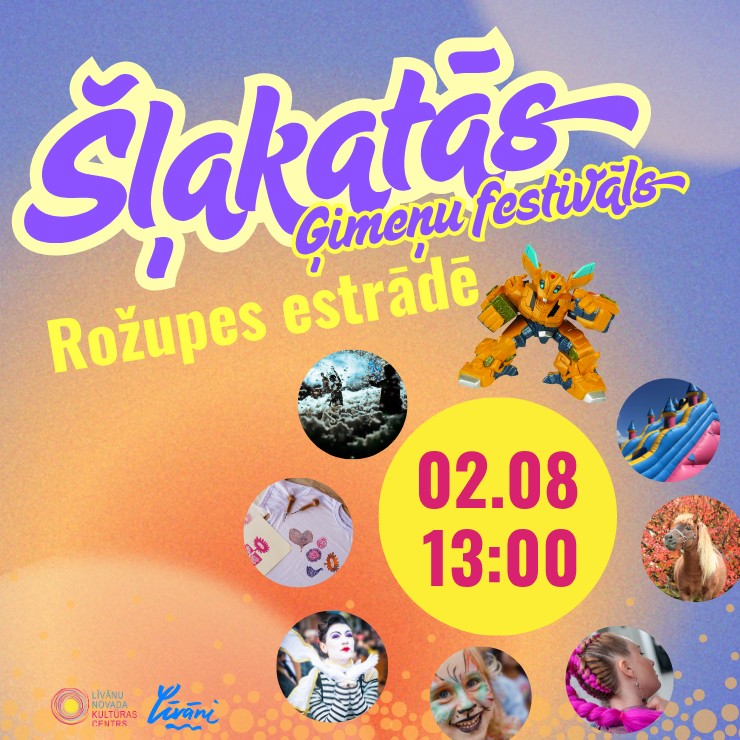 Izrādes "Ģimeņu festivāls ŠĻAKATĀS!" attels