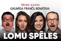 Meklēšanas rezultāta izrādes "LOMU SPĒLES. Gaumīga franču komēdija" attels