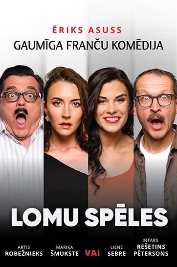 Meklēšanas rezultāta izrādes "LOMU SPĒLES. Gaumīga franču komēdija" attels