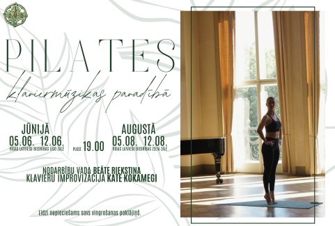 Izrādes "PILATES Rīgas Latviešu biedrībā" attels