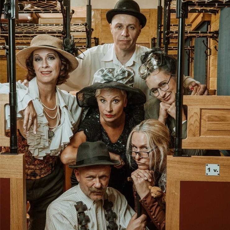 Изображение спектакля "Vilciens"