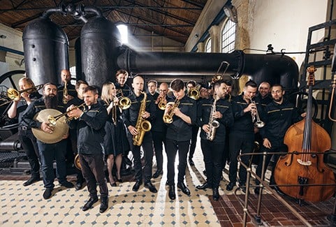 Izrādes "Nordic jazz. Latvijas Radio bigbends. Trīs pasaules pirmatskaņojumi" attels