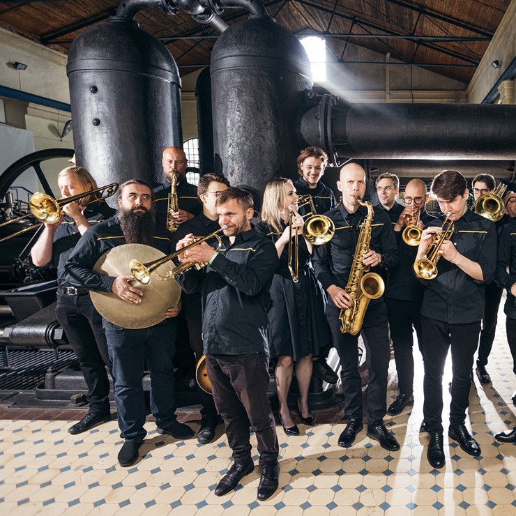 Izrādes "Nordic jazz. Latvijas Radio bigbends. Trīs pasaules pirmatskaņojumi" attels
