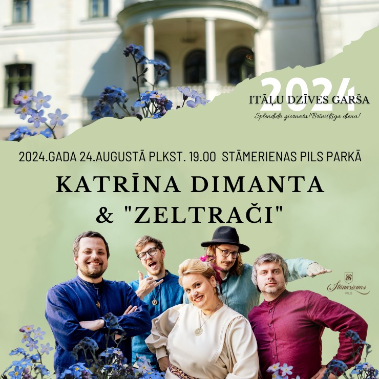 Izrādes "Katrīna Dimanta & "Zeltrači" | ITĀĻU DZĪVES GARŠA" attels
