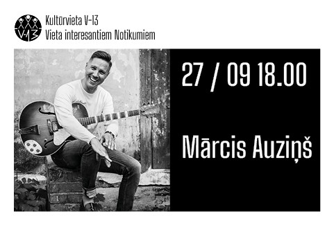 Izrādes "Ģitārists Mārcis Auziņš" attels