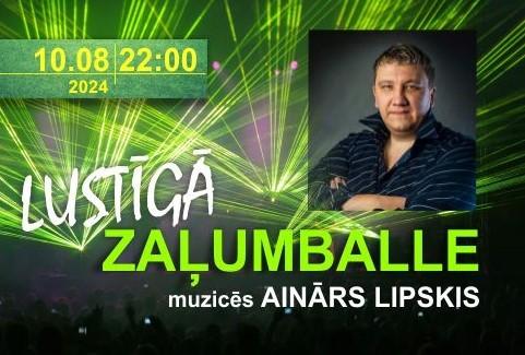 Изображение спектакля "LUSTĪGĀ ZAĻUMBALLE. Muzicēs Ainārs Lipskis"