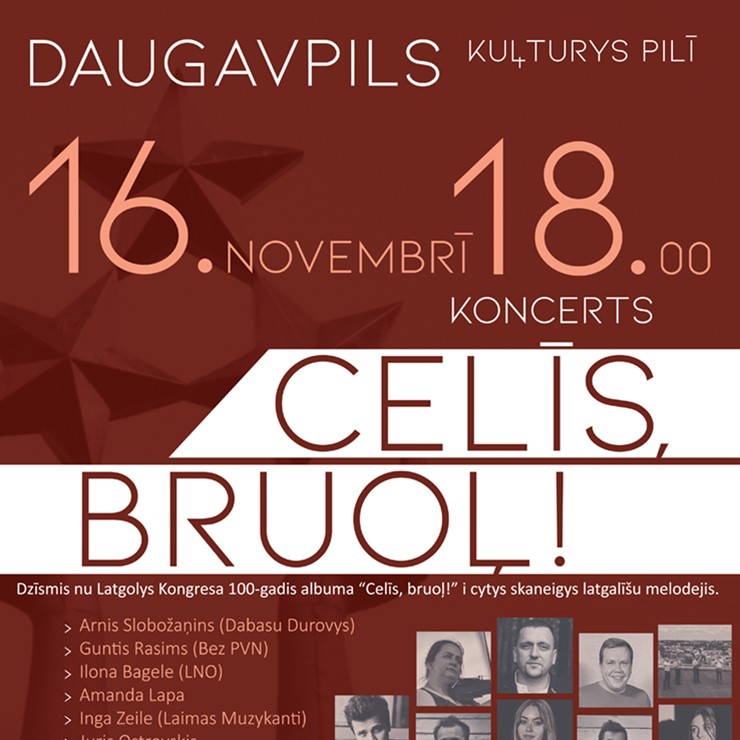 Image of the event "Koncerts "CELĪS, BRUOĻ!""