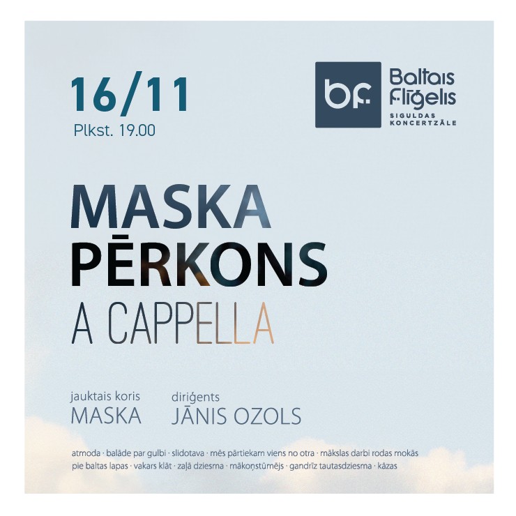 Izrādes "MASKA. PĒRKONS. A CAPPELLA | valsts svētku koncerts" attels