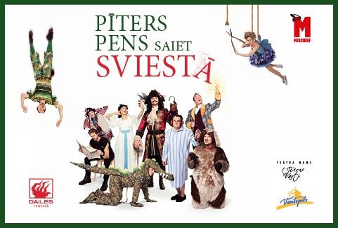 Izrādes "Dailes teātra izrāde PĪTERS PENS SAIET SVIESTĀ" attels