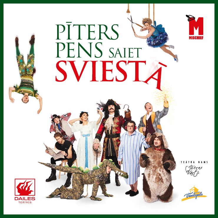 Izrādes "Dailes teātra izrāde PĪTERS PENS SAIET SVIESTĀ" attels