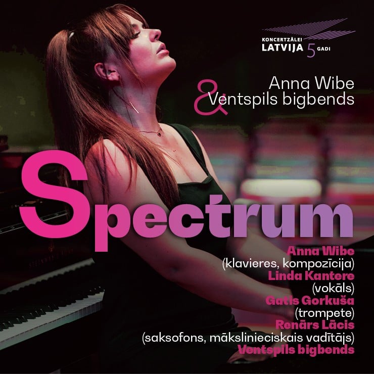 Izrādes "Anna Wibe un Ventspils bigbends. Spectrum" attels