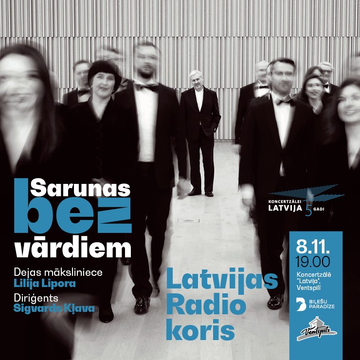 Izrādes "Latvijas Radio koris. Sarunas bez vārdiem" attels