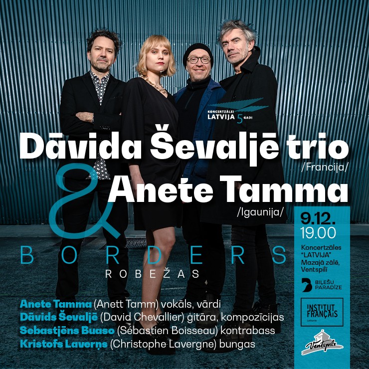 Izrādes "Dāvida Ševaljē trio un Anete Tamma" attels