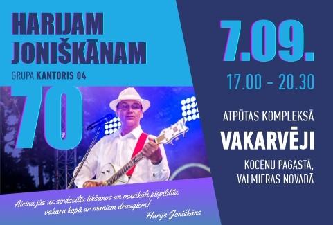 Izrādes "HARIJAM JONIŠKĀNAM 70" attels