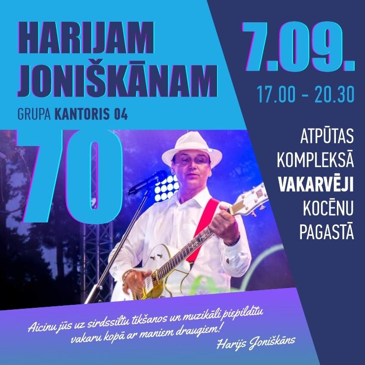 Izrādes "HARIJAM JONIŠKĀNAM 70" attels