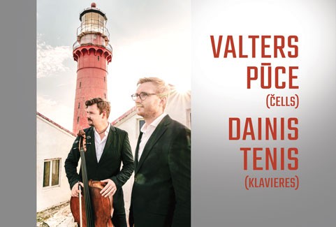 Izrādes "Valtera Pūces (čells) un Daiņa
Teņa (klavieres) koncerts" attels