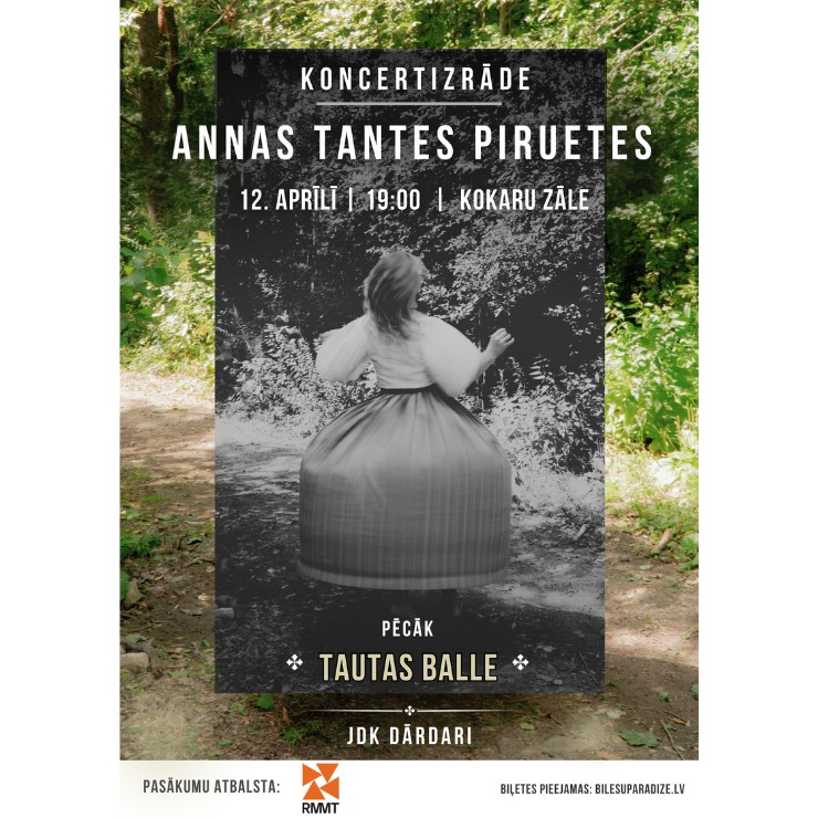 Izrādes "Koncertizrāde ANNAS TANTES PIRUETES" attels