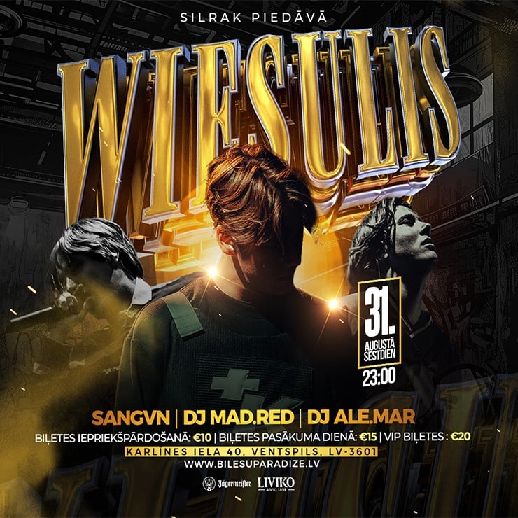 Izrādes "WIESULIS & SANGVN x Silrak - DJ MAD.RED & DJ ALE.MAR" attels