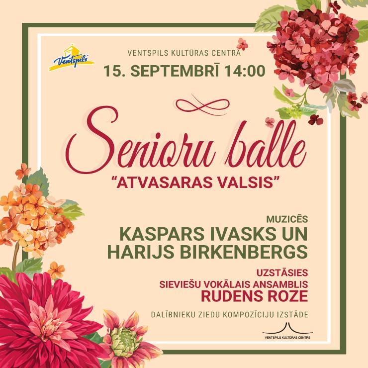 Izrādes "Senioru balle ATVASARAS VALSIS" attels