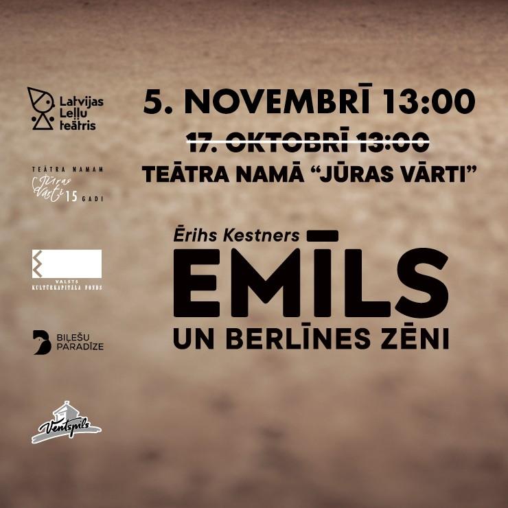 Izrādes "Latvijas Leļļu teātra viesizrāde EMĪLS UN BERLĪNES ZĒNI" attels