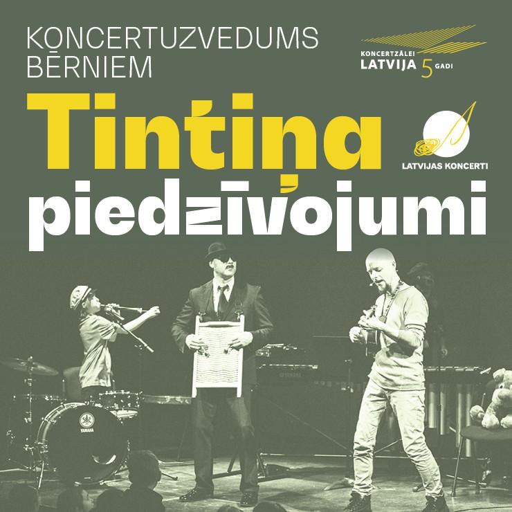 Izrādes "Tintiņa piedzīvojumi. Koncertuzvedums bērniem." attels