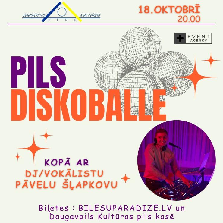 Izrādes "PILS DISKOBALLE oktobrī" attels