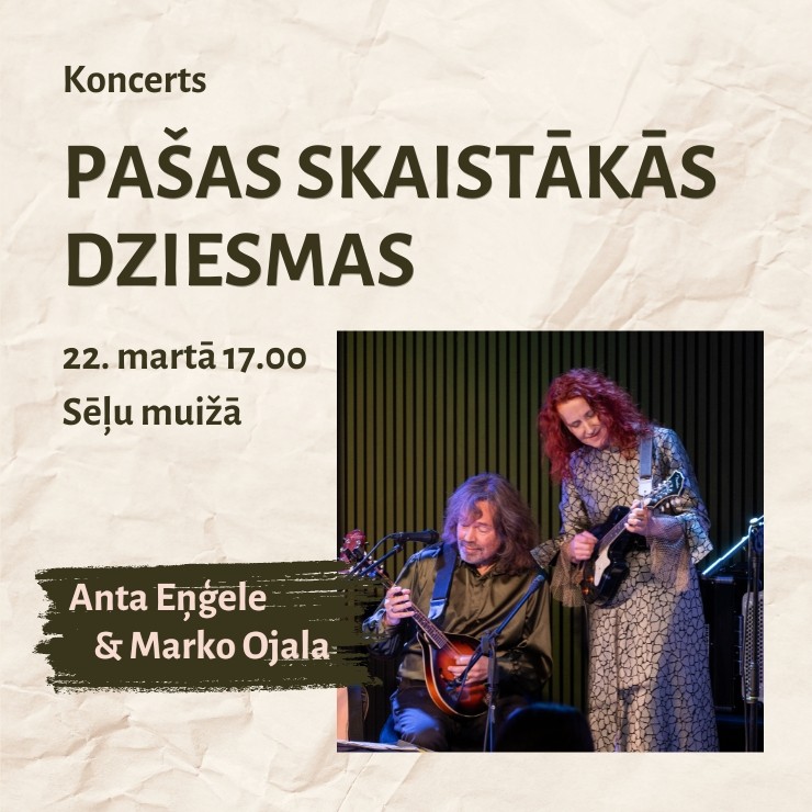 Izrādes "PAŠAS SKAISTĀKĀS DZIESMAS | Anta Eņģele & Marko Ojala" attels