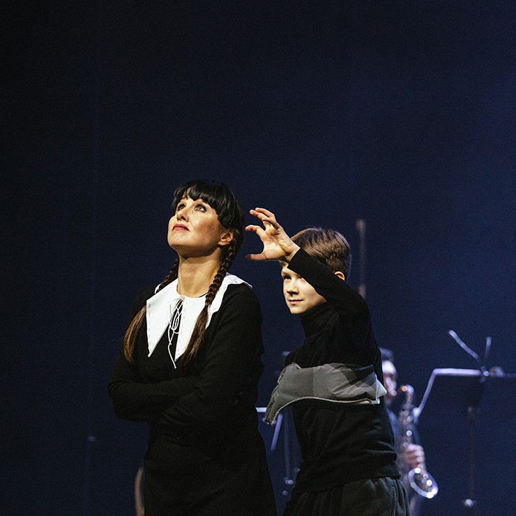 Image of the event "Muzikāla izrāde "Adamsu ģimenes melnā piektdiena""