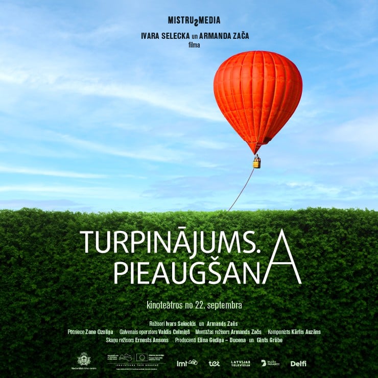 Izrādes "Ivara Selecka un Armanda Zača filmas “Turpinājums. Pieaugšana” PIRMIZRĀDE" attels
