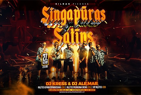 Izrādes "Singapūras Satīns x Silrak - DJ KRESS & DJ ALE.MAR" attels