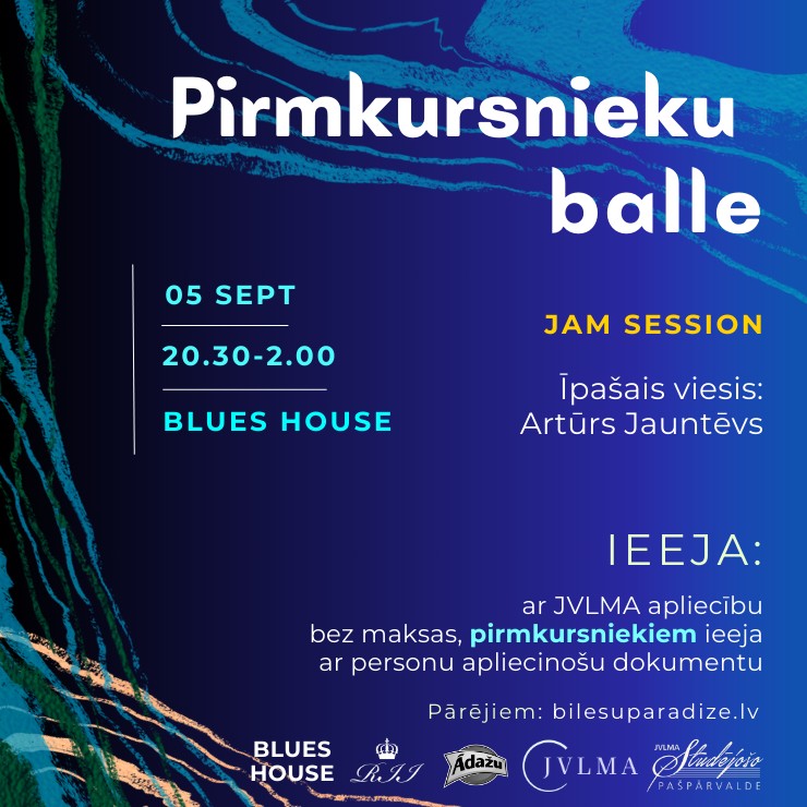 Izrādes "JVLMA Pirmkursnieku balle" attels