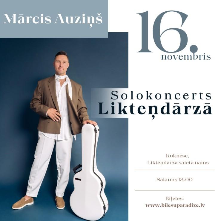 Izrādes "MĀRCIS AUZIŅŠ | Solokoncerts Likteņdārzā" attels